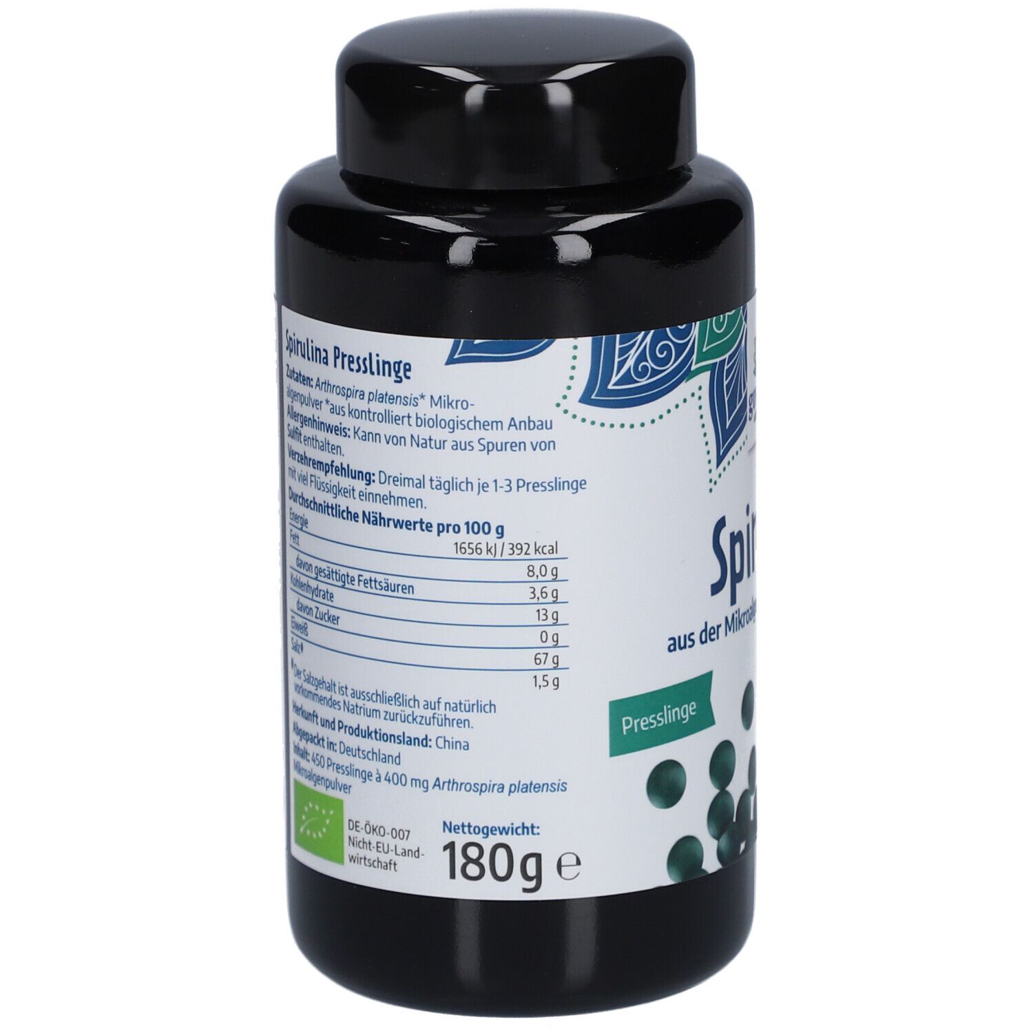 Govinda Bio-Spirulina 180 g Presslinge