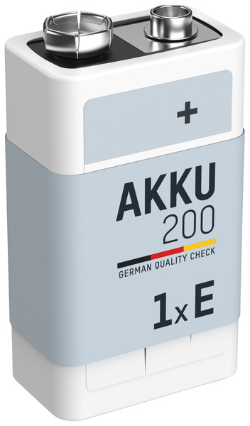Ansmann maxE 9V Rechargeable 200mAh