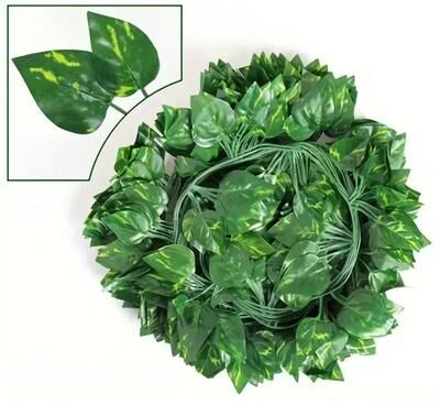 Uplift Essentials Lifelike Artificial Green Ivy Vine Garland (6.5 Ft Strand) green Vines