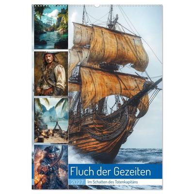 Fluch der Gezeiten (Wandkalender 2027 DIN A2 hoch), CALVENDO Monatskalender
