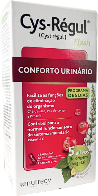 Nutreov Cys-Régul Flash Conforto Urinário 5 saquetas