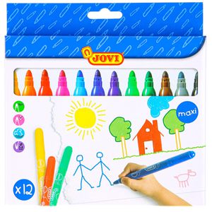 Jovi Filzstifte FELT PENS 1712, Strichbreite 3mm, auswaschbar, 12 Stück