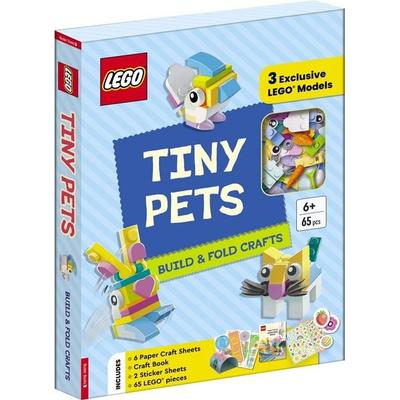 LEGO® Books. Tiny Pets: Build and Fold Crafts (with 3 exclusive models, 65 pieces, craft book, craft sheets and stickers), Gebundene Ausgabe von