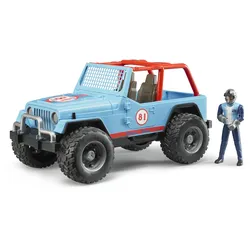 BRUDER - Jeep Cross Country Racer blau mit Rennfahrer 02541 - blau