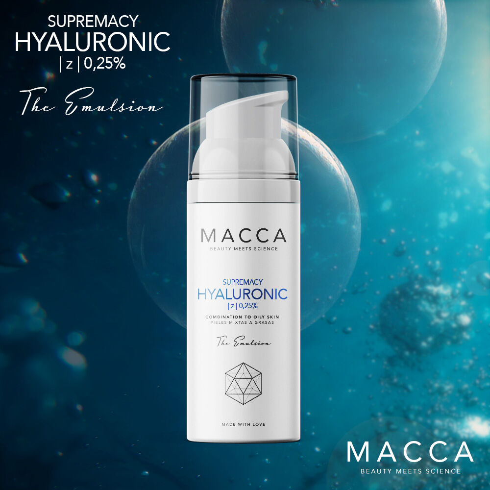 Macca Supremacy Hyaluronic 0,25% emulsion combination to oily 50 ml