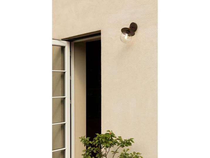 Applique d'extérieur Liila, bronze/transparent, IP54 - Nuura Nuura Aps - Terrasse - Scandinave - Métal - À ampoule unique