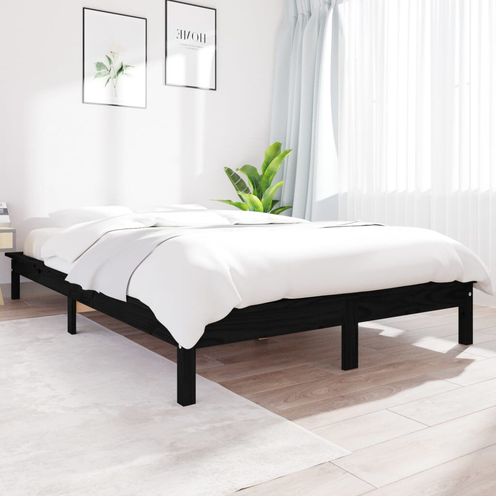 Alpen Home Schrader Solid Wood Bed grey 180 x 200 cm