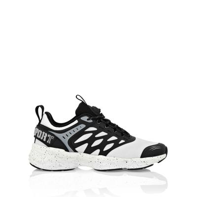 Sneaker PLEIN SPORT "Scratch", Damen, Gr. 38, Normalschaft, schwarz-weiß (0102, weiß, schwarz), Schuhe Sneaker