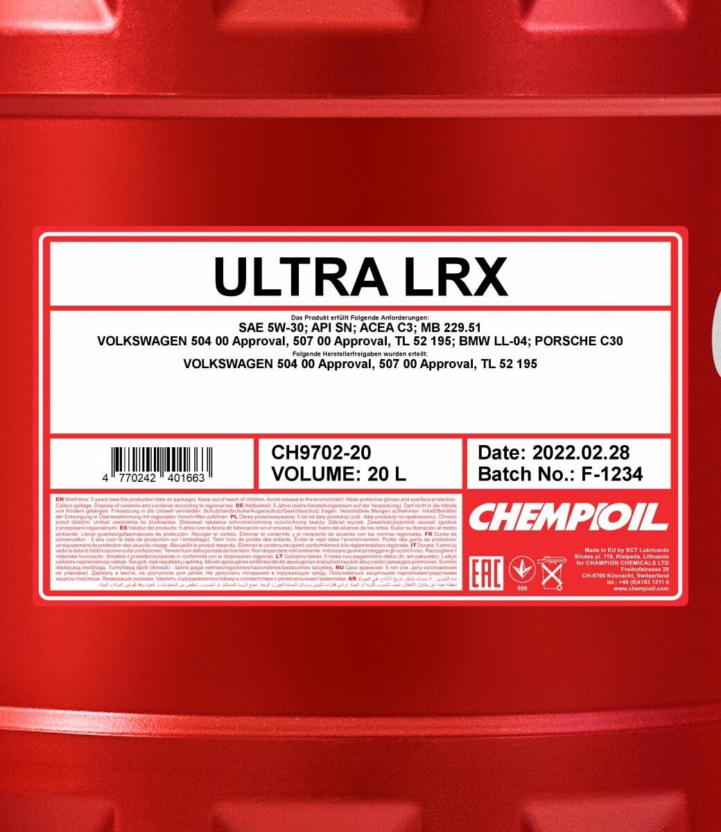 CHEMPIOIL CH9702-20 Motoröl