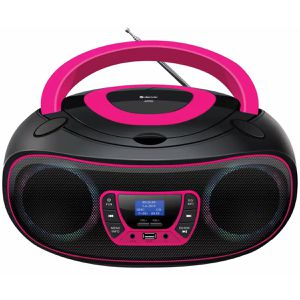 Denver Radio TDB-212P LED, DAB+, CD, Bluetooth, USB, Stereo, pink