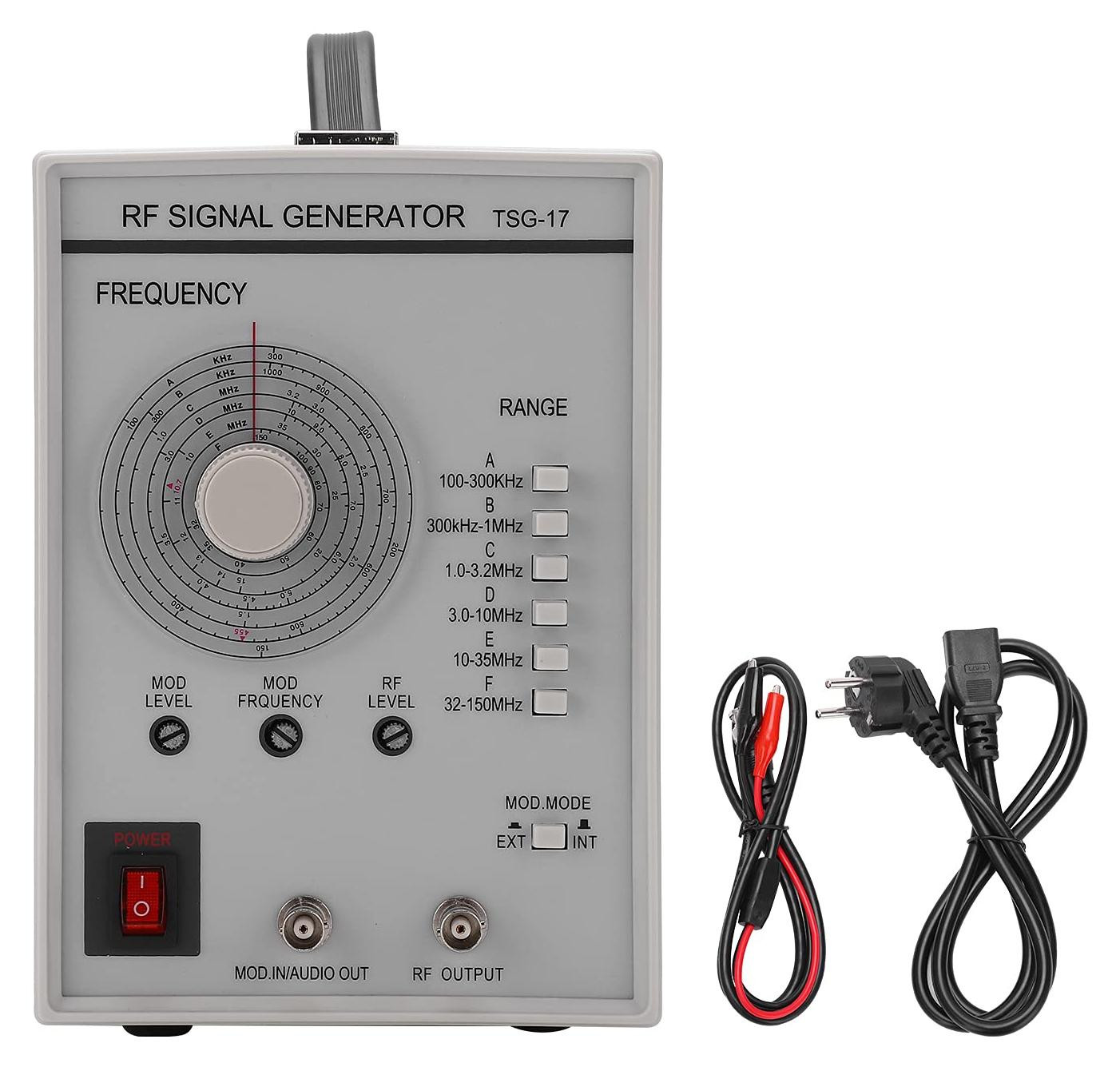 Dripio Signaalgenerator TSG-17, 100 kHz – 150 MHz, draagbaar, hoogfrequent
