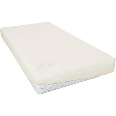 Spannbettlaken PRIMERA "Luxus-Satin", champagner, B:150cm L:200cm, Satin, Obermaterial: 100% Baumwolle, Bettlaken, Spannbettlaken, in hochwertiger Qualität
