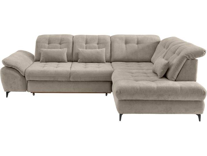 OTTO home Wohnlandschaft Delphino Multifunktionen, Bettfunktion, Breite 288cm, L-Form