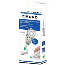 Tombow Nachfüllkassette für Korrekturroller MONO office 4.2 mm