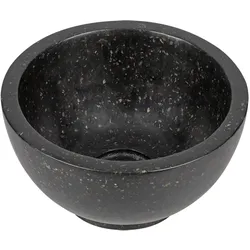 Differnz, Babybadewanne, River waskom - 23x23x12cm - terrazzo zwart