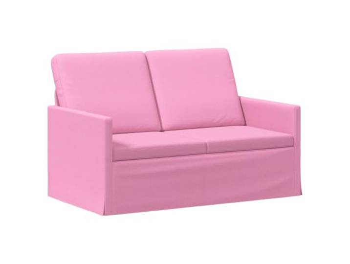 vidaXL 2-Sitzer Sofa Rosa 130 x 81 x 82 cm Stoff