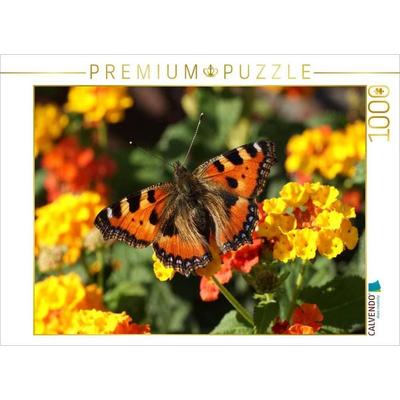 CALVENDO Puzzle Kleiner Fuchs auf Lantana | 1000 Teile Lege-Größe 64x48cm Foto-Puzzle für glückliche Stunden, Game von , Calvendo Puzzle