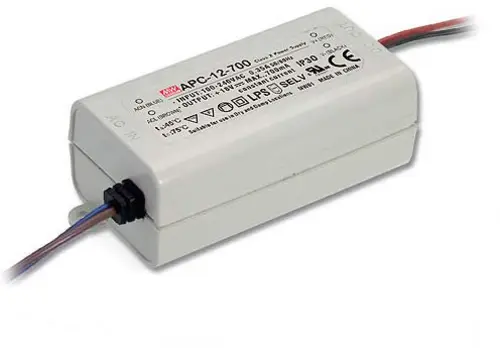 Mean Well APC-12-700 LED-Treiber Konstantstrom 12W 0.7A 9 - 18 V/DC nicht dimmbar, Überlastschutz 1St.