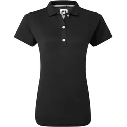 FootJoy Polo Stretch Pique Solid, schwarz