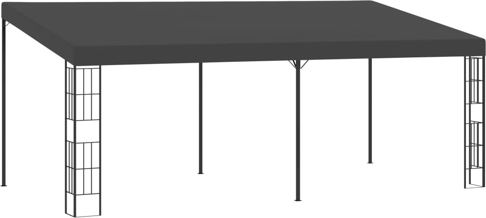 The Living Store Wand-Pavillon 3x6 m Anthrazit Stoff