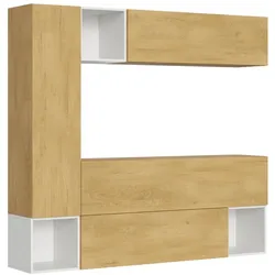 Zusammensetzung der Wohnzimmerwand H26 L.214 T.39,2