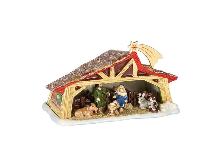 Weihnachtsfigur VILLEROY & BOCH Krippe Christmas Toys Memory bunt , bunt, Dekofiguren, Weihnachtsfigur