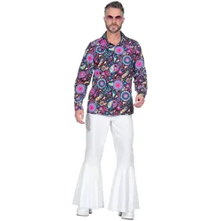 Metamorph 70er Jahre Hemd Plankton Paisley (XL)