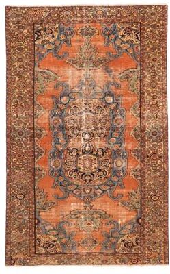 ECARPETGALLERY Hand-knotted Antalya Vintage Copper Wool Rug - 3'11 x 6'3
