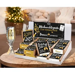 Prosecco Bonbons ""Prickelnde Weihnachtsgrüße""