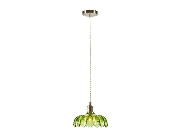 Glazen hanglamp Kurage, dimbaar, groen, Keuken, Glas, hanglamp