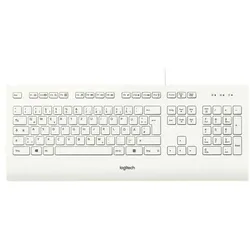 Logitech Kabelgebundene Tastatur »K280e« weiß, 45.9x2x18.2 cm