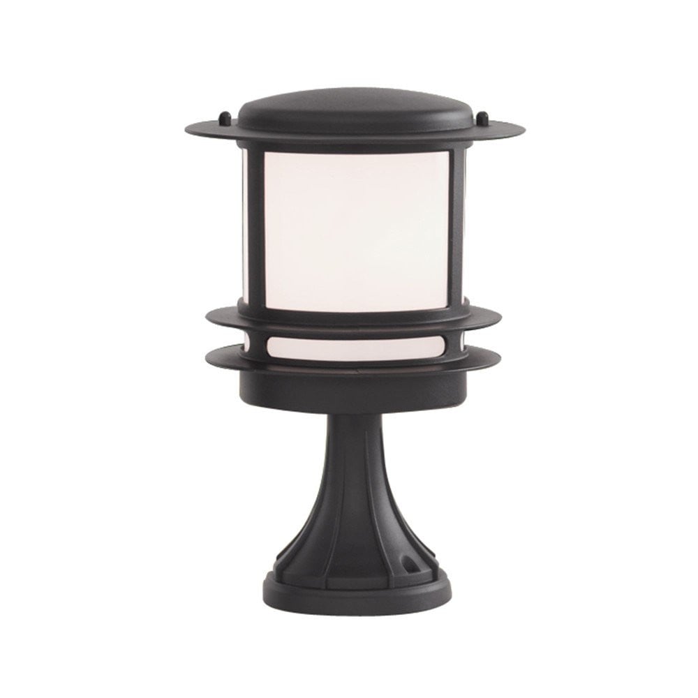 Stroud Searchlight Padverlichting - Zwart Aluminium - Warm wit