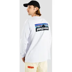 Patagonia P-6 Logo Responsibili Longsleeve white Gr. S
