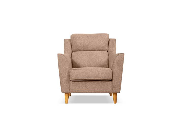 Livetastic Sessel Nordic, Hellbraun, Füllung: Polyester, 89x96x88 cm, Wohnzimmer, Sessel, Sonstige Sessel