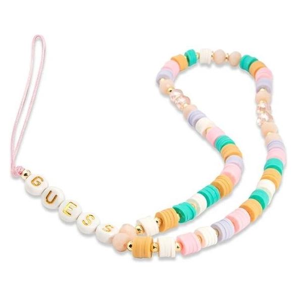 Guess Anhänger GUSTFLWP Phone Strap rosa (GUE002047-0)