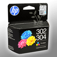 HP Tinte B7RT6AE 302 304 CMY
