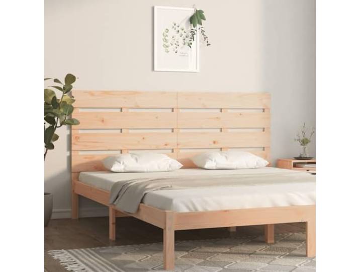 KTHLBRH Kopfteil für Bett 180 x 3 x 80 cm aus massivem Kiefernholz mit rustikalem Lattenrost-Design, bequeme Haltungsunterstützung, bequemes Sitzen, modernes Kopfteil für die Einrichtung des Zimmers