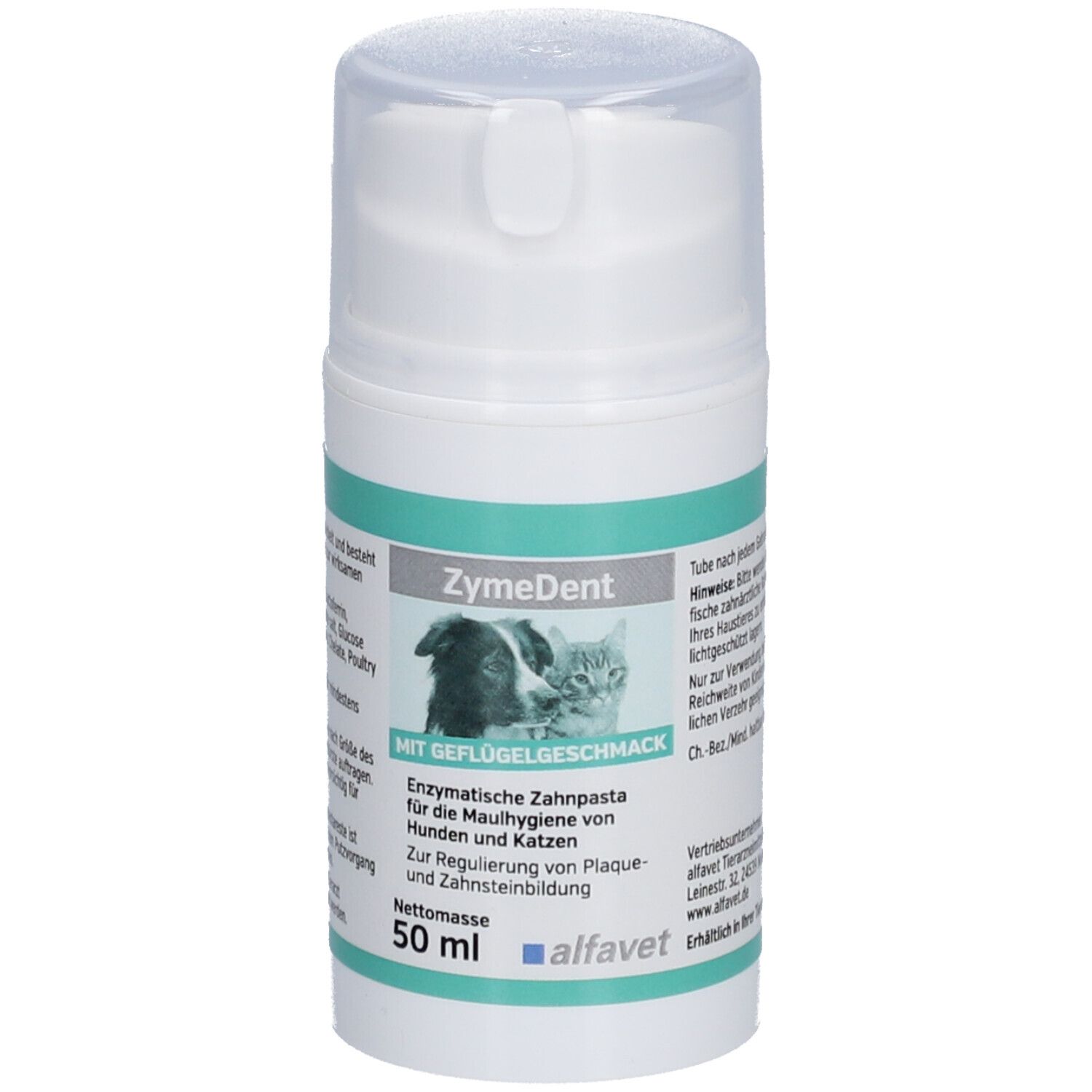 Zymedent enzymatische Zahnpasta f.Hunde/Katzen 50 ml