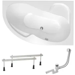 Laguna Fortuna Plus Asymmetrische Badewanne SIKOFO1500PAN