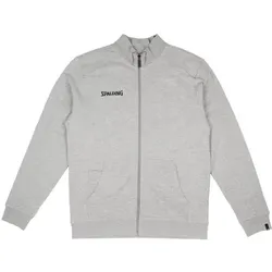 Spalding, Jungen, Laufjacke, Flow Zipper Jacket (140), Grau, 140