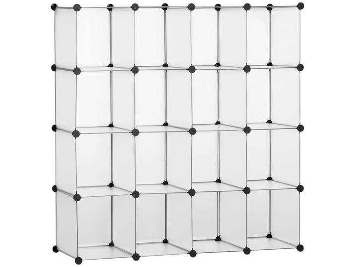 DIY Regalsystem, Kleiderschrank, Weiß