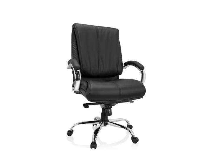 hjh OFFICE XXL bureaustoel XXL H 100 Kunstleder Zwart