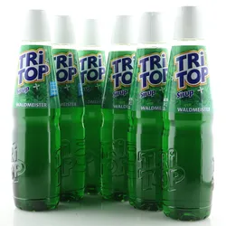 6 X TRi TOP Sirup Waldmeister Geschmack 0,6L