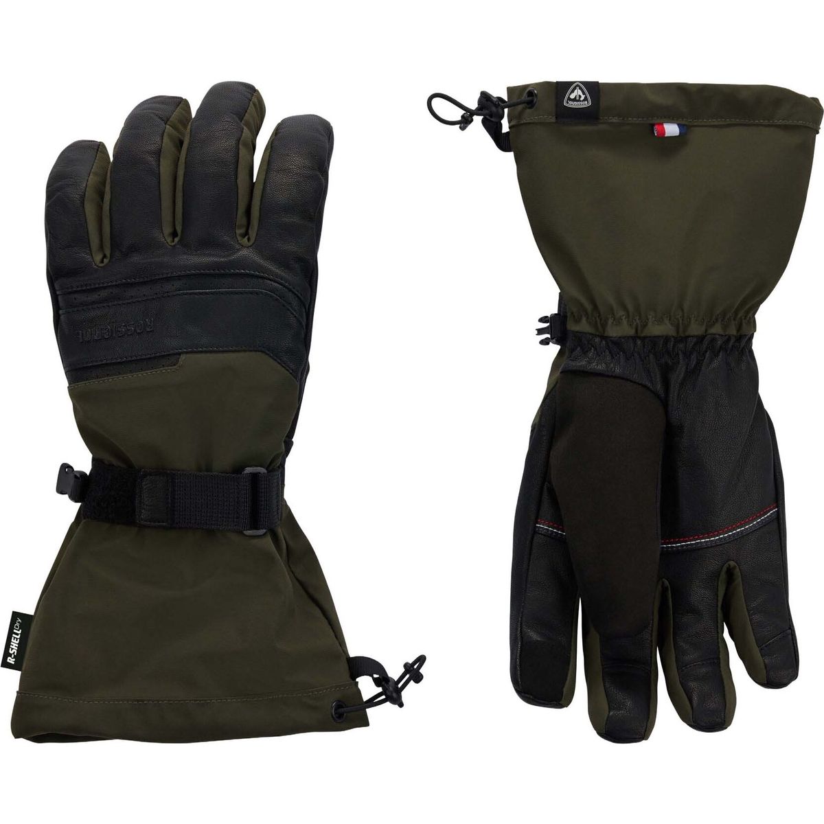 Rossignol Mittens Leather MIX Ski Gloves R-she olive shadow (A01) 2XL RLPMG03 A012XL