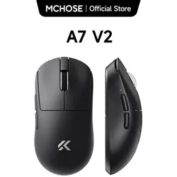 Mchose Mysz Mysz MC-A7V2-7 (Kabellos), Maus, Pink, Rosa