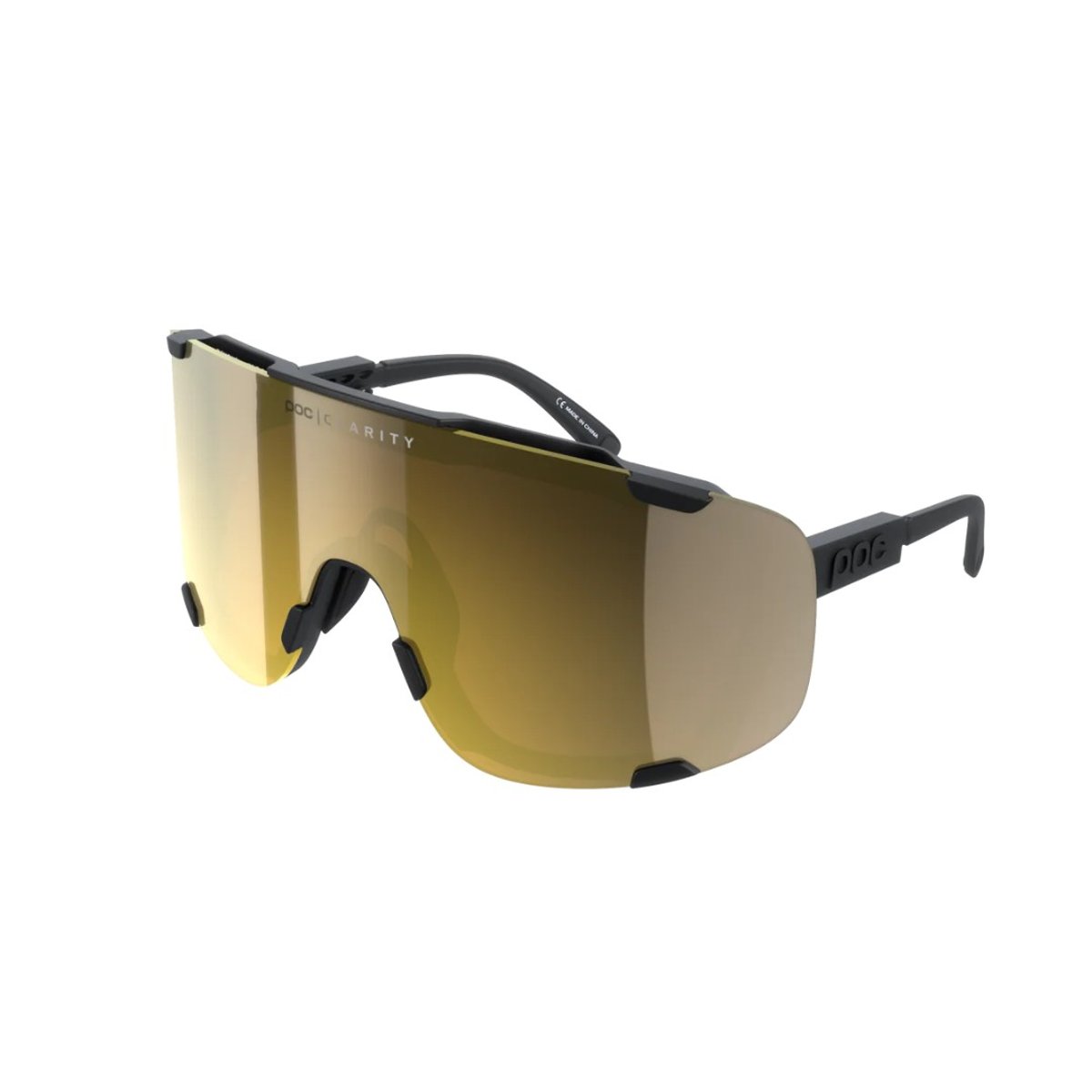 Óculos POC Devour Preto Lente Dourada Unisex