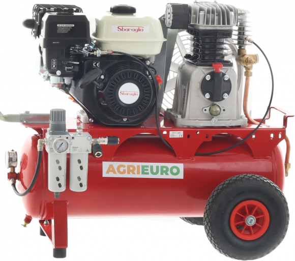 AgriEuro Premium Motocompresseur thermique Krisone 580 - Moteur Sbaraglia 6,5 CV
