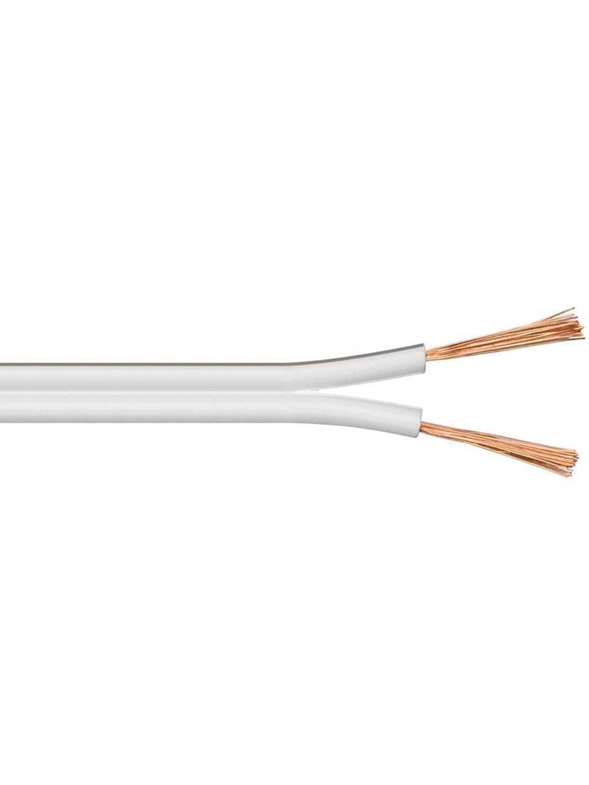 Pro Lautsprecher Kabel 0.75mm Weiß - 25m