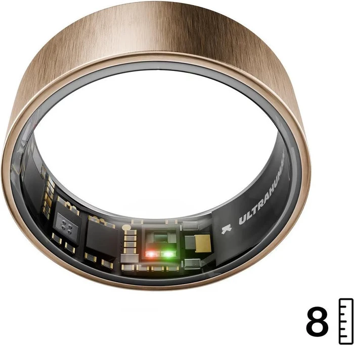 Ultrahuman Ring Air Brushed Rose Gold Größe 8