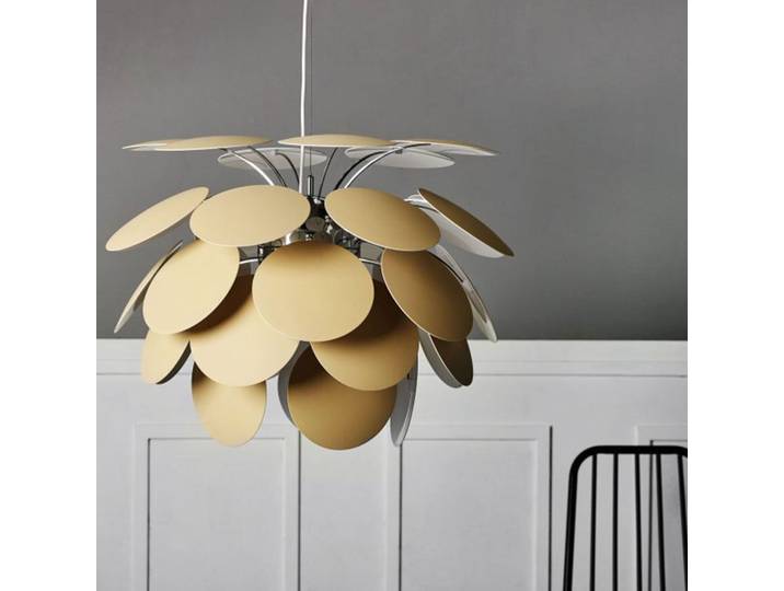 Discoco Pendelleuchte Ø132 Matt Beige - Marset - Kunststoff